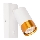 Foco de pared 1xGU10/35W/230V blanco/dorado