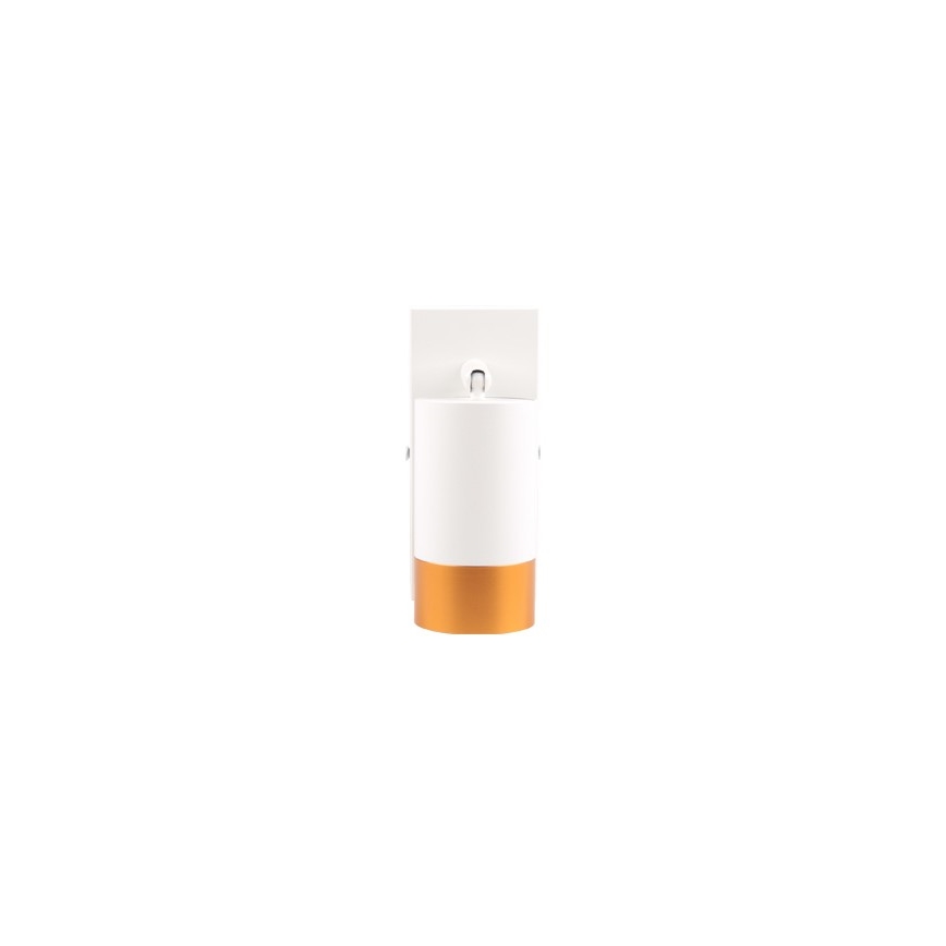 Foco de pared 1xGU10/35W/230V blanco/dorado