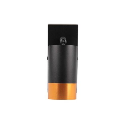 Foco de pared 1xGU10/35W/230V negro/dorado