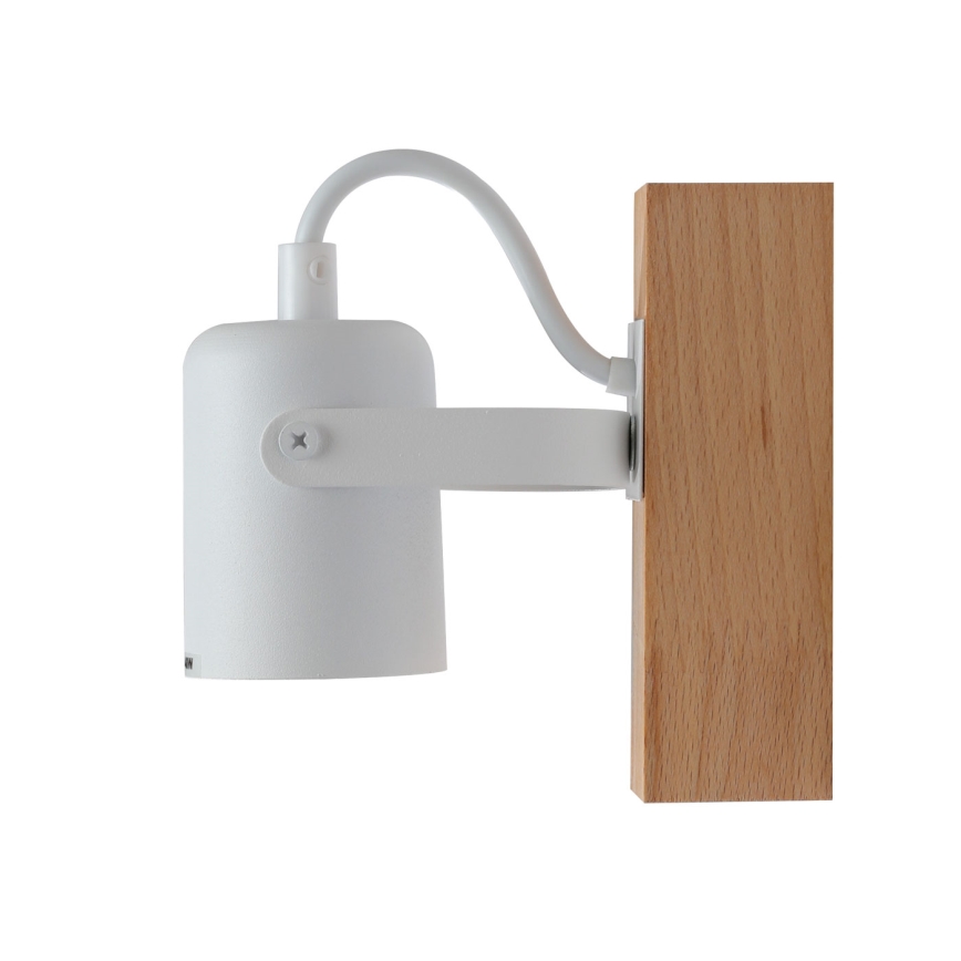 Foco de pared 1xGU10/50W/230V haya/blanco+