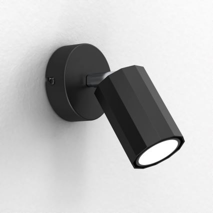 Foco de pared BELLO 1xGU10/8W/230V negro