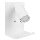 Foco de pared con estante y USB con cargador 1xGU10/35W/230V blanco