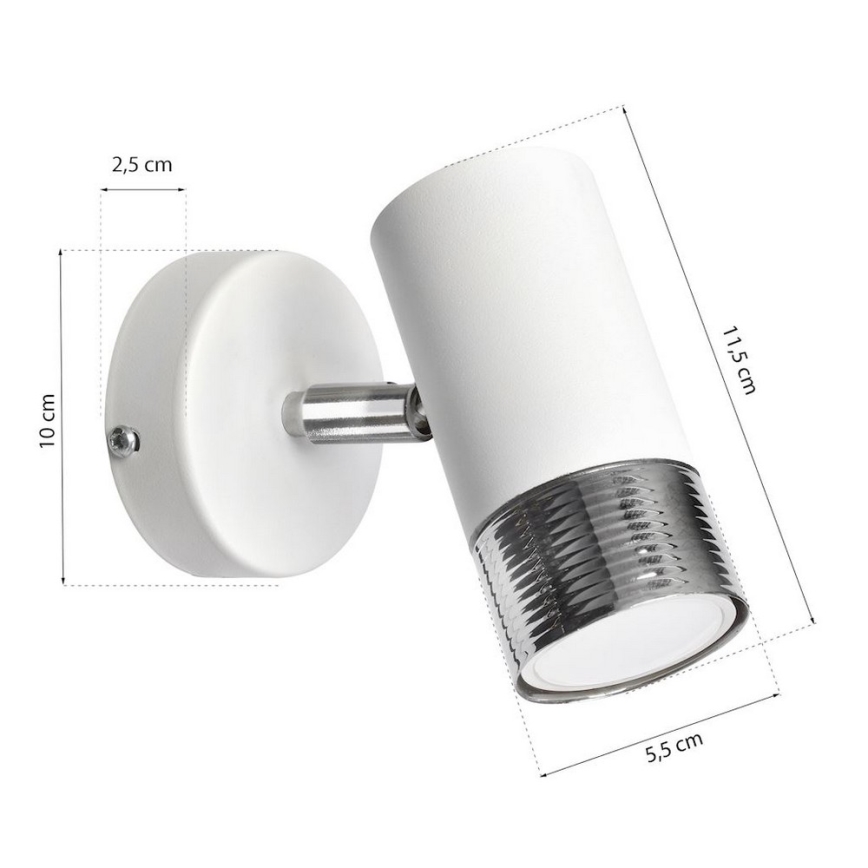 Foco de pared DANI 1xGU10/8W/230V