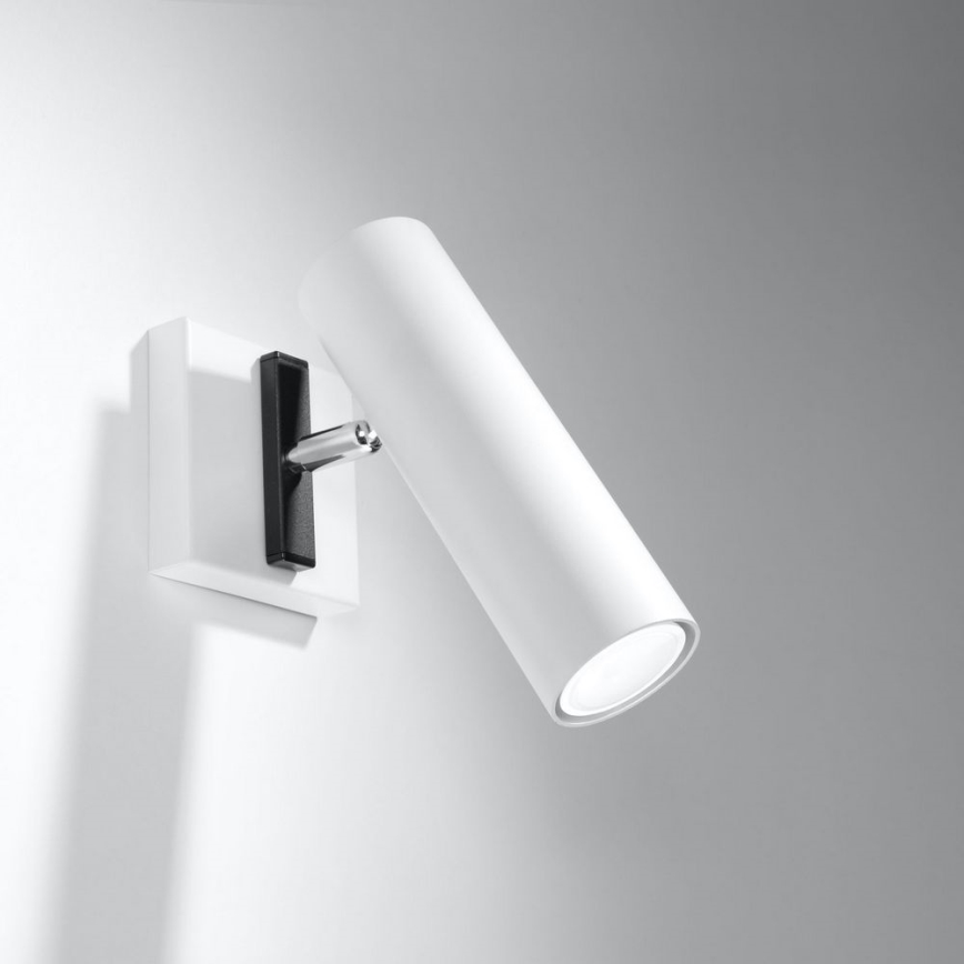 Foco de pared DIREZIONE 1xGU10/40W/230V blanco