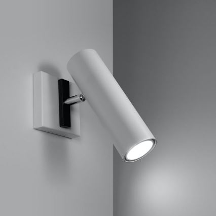 Foco de pared DIREZIONE 1xGU10/40W/230V blanco