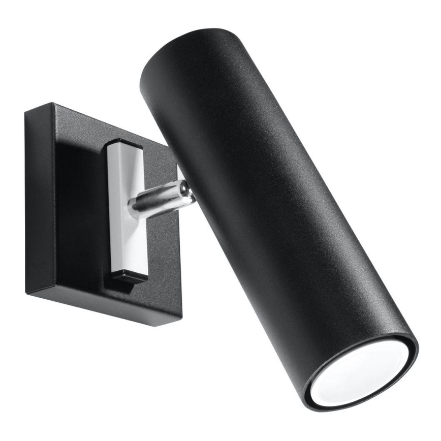 Foco de pared DIREZIONE 1xGU10/40W/230V negro