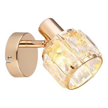 Foco de pared DUBAI 1xE14/40W/230V dorado rosa