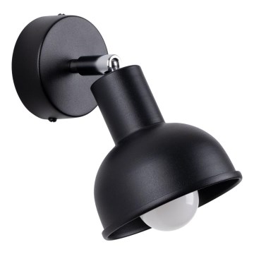 Foco de pared ELBA 1xE27/15W/230V negro