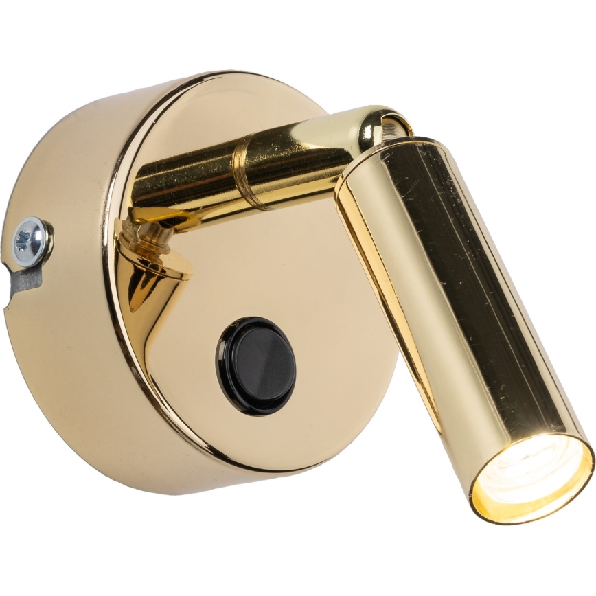 Foco de pared ENZO 1xG9/8W/230V dorado