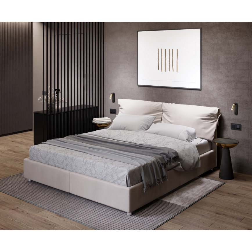 Foco de pared ENZO 1xG9/8W/230V negro/dorado