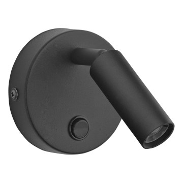 Foco de pared ENZO 1xG9/8W/230V negro