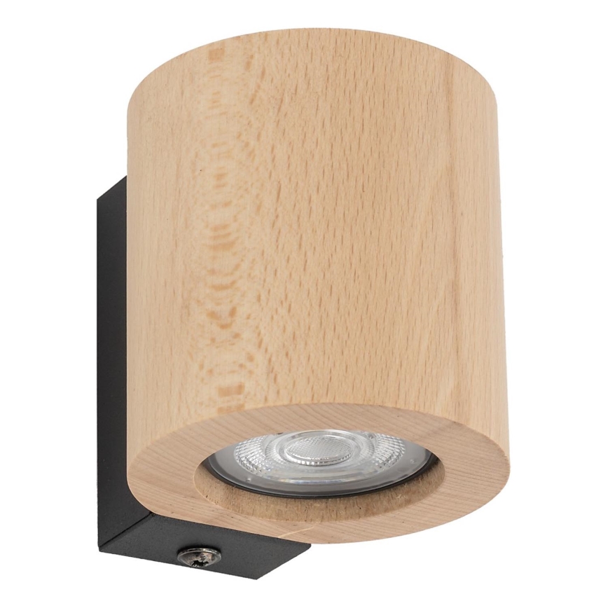 Foco de pared EVE 1xGU10/10W/230V haya