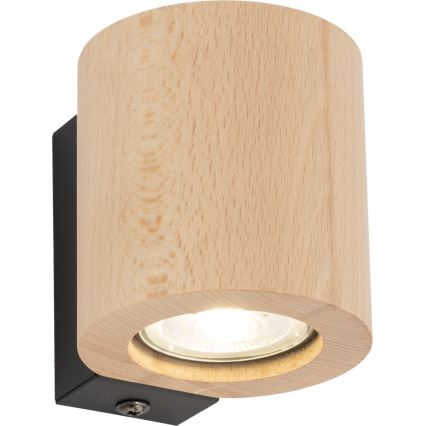 Foco de pared EVE 1xGU10/10W/230V haya