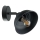 Foco de pared FAUN 1xE27/60W/230V negro