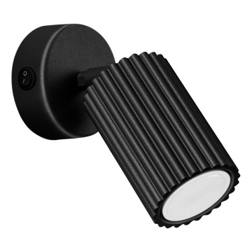 Foco de pared KARBON 1xGU10/10W/230V negro