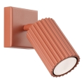 Foco de pared KARBON 1xGU10/10W/230V rojo