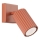 Foco de pared KARBON 1xGU10/10W/230V rojo