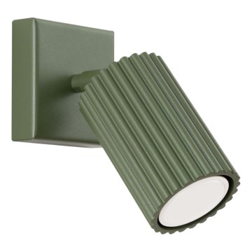 Foco de pared KARBON 1xGU10/10W/230V verde