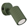 Foco de pared KARBON 1xGU10/10W/230V verde