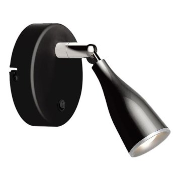 Foco de pared LED LED/4,5W/230V 4000K negro