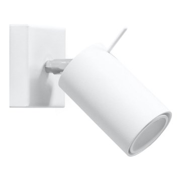 Foco de pared RING 1xGU10/10W/230V blanco