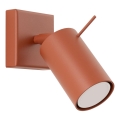 Foco de pared RING 1xGU10/10W/230V rojo