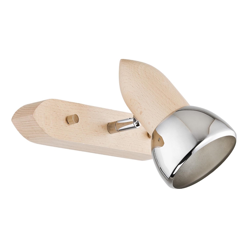 Foco de pared SPARK 1xE27/15W/230V haya