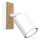 Foco de pared TULON 1xGU10/8W/230V blanco/roble