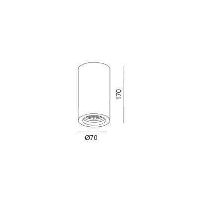 Foco de techo STOA 1xGU10/35W/230V