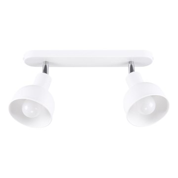Foco ELBA 2xE27/15W/230V blanco