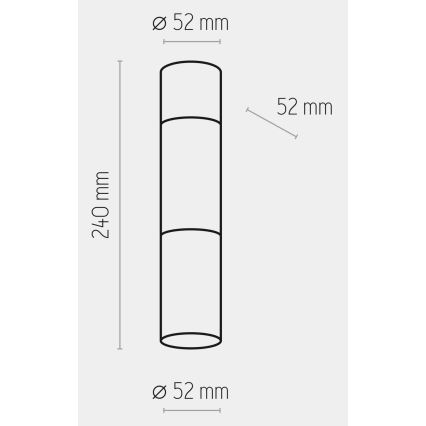 Foco ELIT 1xGU10/10W/230V blanco