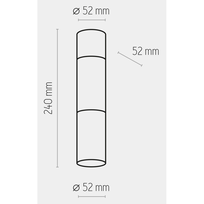 Foco ELIT 1xGU10/10W/230V blanco
