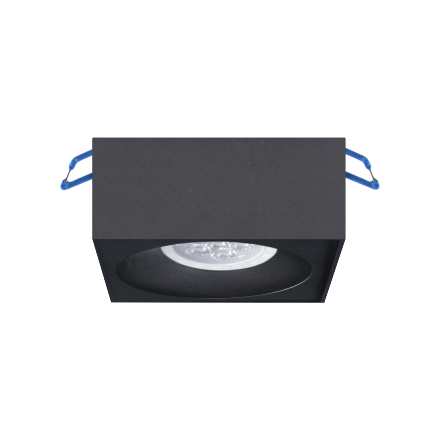Foco empotrable BALI 1xGU5,3/MR16/25W/12V cuadrado negro