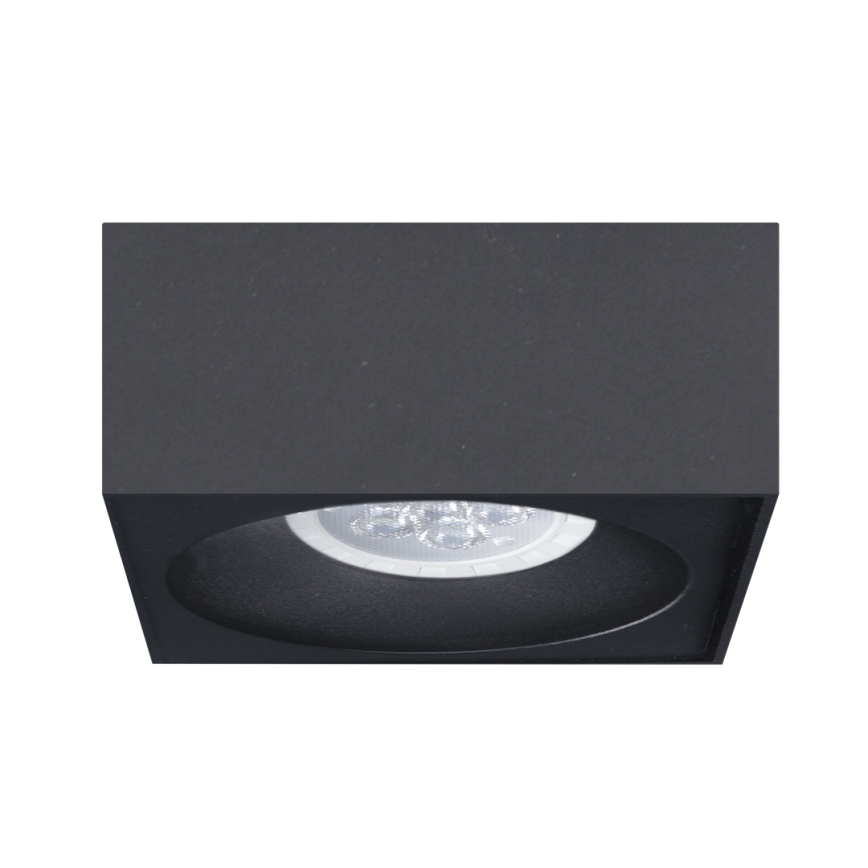 Foco empotrable BALI 1xGU5,3/MR16/25W/12V cuadrado negro