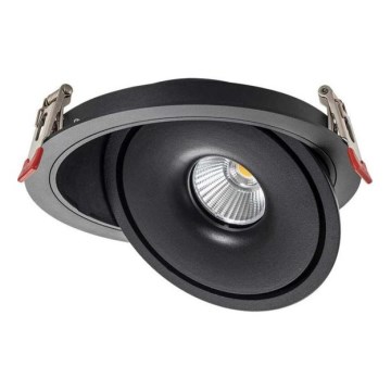Foco empotrable LED LED/20W/230V 3000/4000/6400K d. 16,5 cm negro