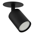 Foco empotrable NEX 1xGU10/10W/230V negro