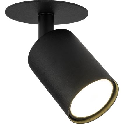 Foco empotrable NEX 1xGU10/10W/230V negro
