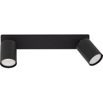 Foco empotrable NEX 2xGU10/10W/230V negro