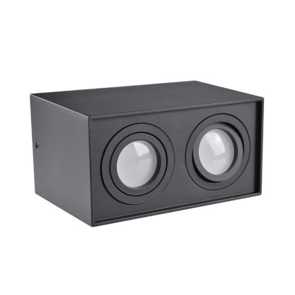 Foco HADAR Q2 2xGU10/10W/230V negro