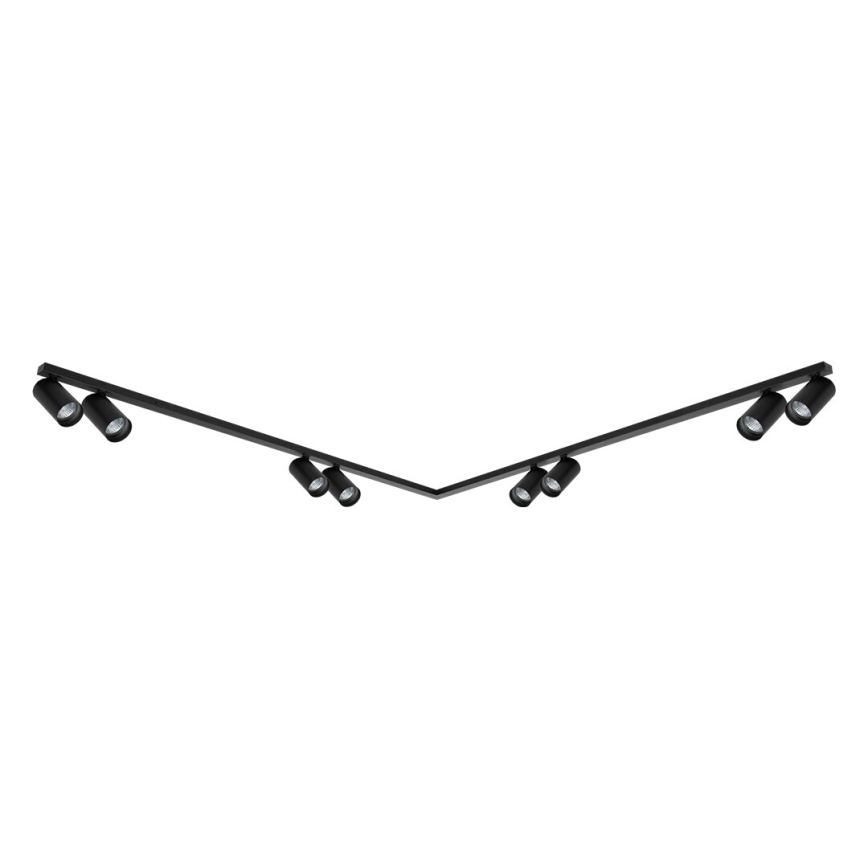 Foco HERO SPOT 8xGU10/9W/230V negro