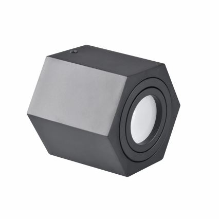 Foco HEXAGON 1xGU10/10W/230V negro