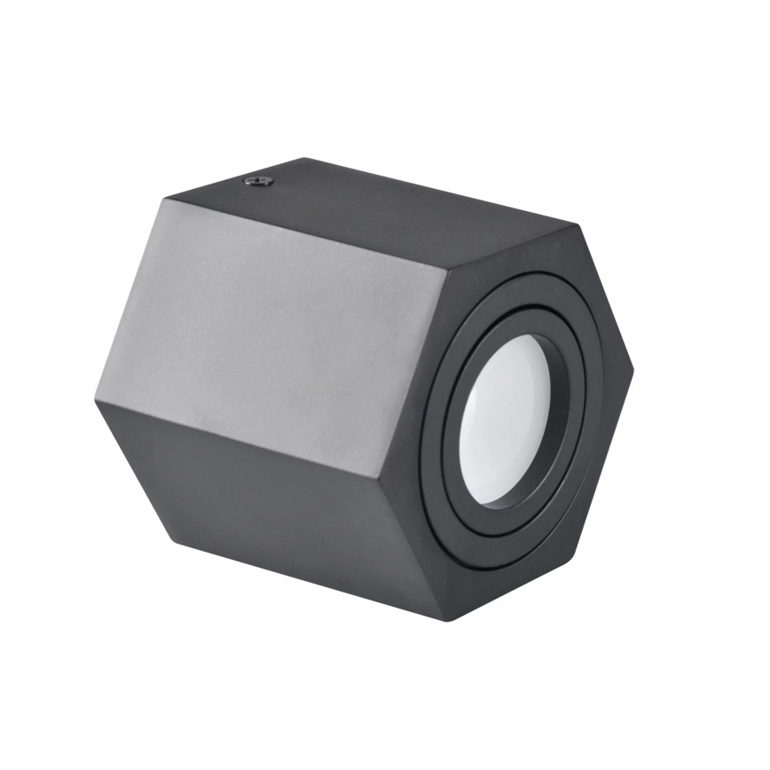 Foco HEXAGON 1xGU10/10W/230V negro