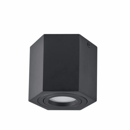 Foco HEXAGON 1xGU10/10W/230V negro