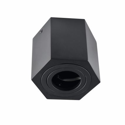 Foco HEXAGON 1xGU10/10W/230V negro