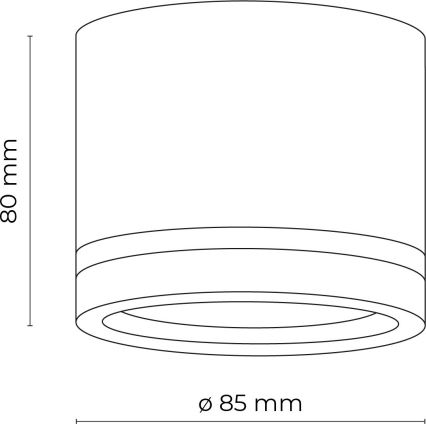 Foco JET 1xGX53/11W/230V blanco