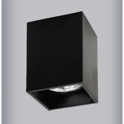 Foco JUPITER 1xE27/20W/230V 11,7x11,7 cm negro