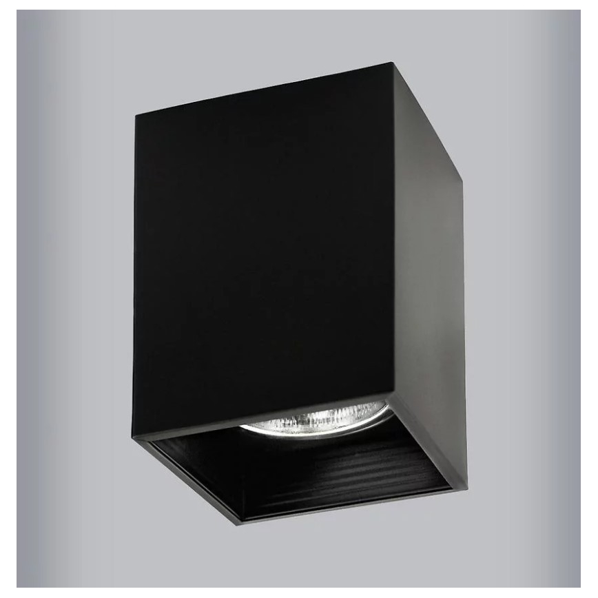 Foco JUPITER 1xE27/20W/230V 11,7x11,7 cm negro