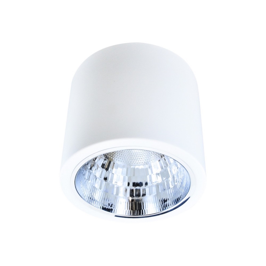 Foco JUPITER 1xE27/20W/230V diá. 9,8 cm blanco