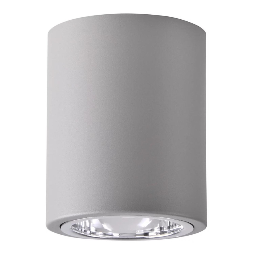 Foco JUPITER 1xE27/20W/230V diá. 9,8 cm gris