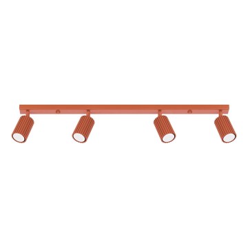 Foco KARBON 4xGU10/10W/230V rojo